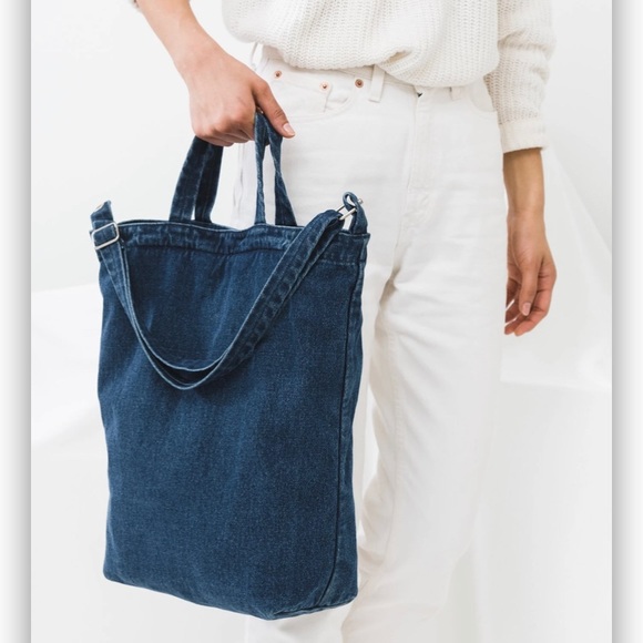 BAGGU Handbags - BAGGU DENIM DUCK BAG